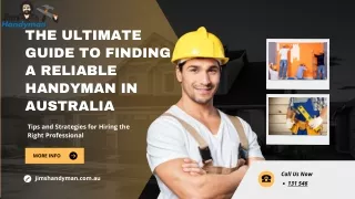 The Ultimate Guide to Finding a Reliable Handyman in Australia | Jim's Handyman