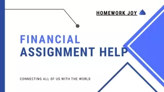 Expert Finance Assignment Help by Homework Joy: Excelling in Academic Success