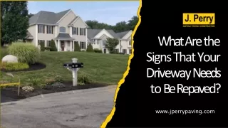 What Are The Signs That Your Driveway Needs To Be Repaved