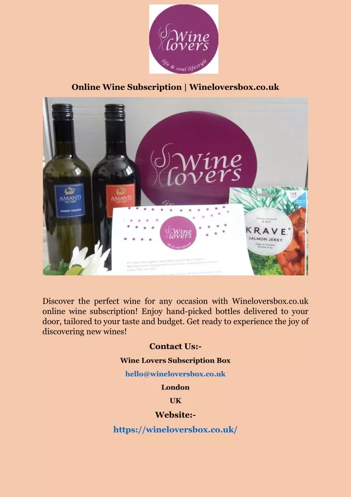 online wine subscription wineloversbox co uk