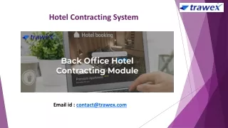 hotel contracting system