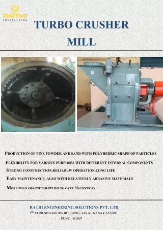 Delumper Manufacturer | Crusher Manufacturer in Pune, India | Rathi Engineering