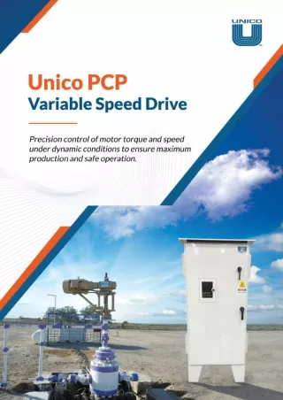 Progressive Cavity Pump (PCP) Drives and Automation | Unico
