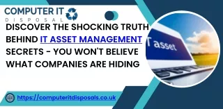 DISCOVER THE SHOCKING TRUTH BEHIND IT ASSET MANAGEMENT SECRETS - YOU WON'T BELIEVE WHAT COMPANIES ARE HIDING