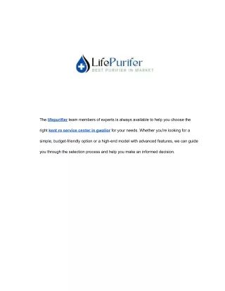 the lifepurifier team members of experts