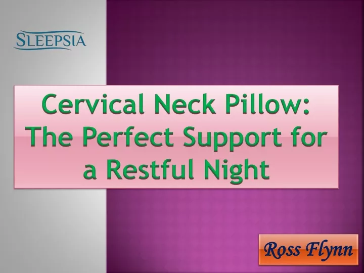 cervical neck pillow the perfect support