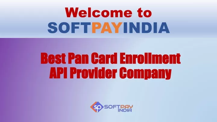 welcome to soft pay india