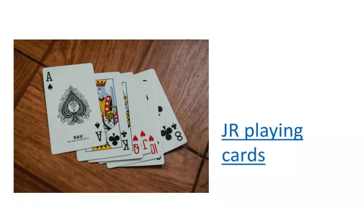 jr playing cards