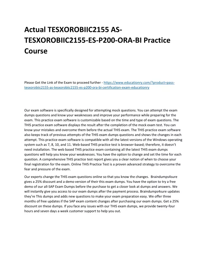 actual tesxorobiic2155 as tesxorobiic2155 es p200