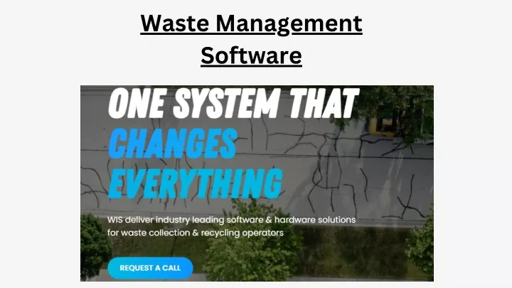waste management software