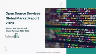 Open Source Services Market 2023-2032: Outlook, Growth, And Demand