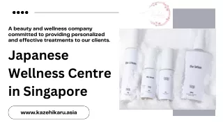 Japanese Wellness Centre in Singapore