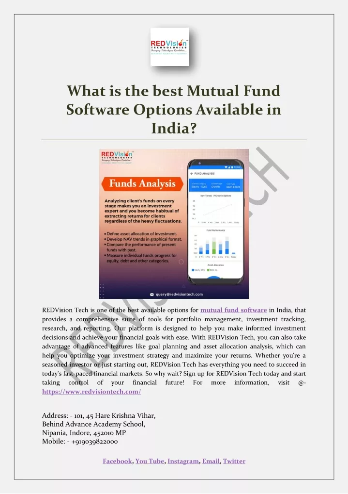 what is the best mutual fund software options