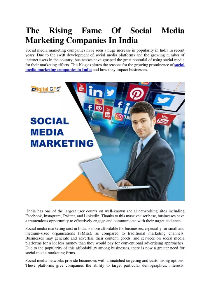 the rising fame of social media marketing