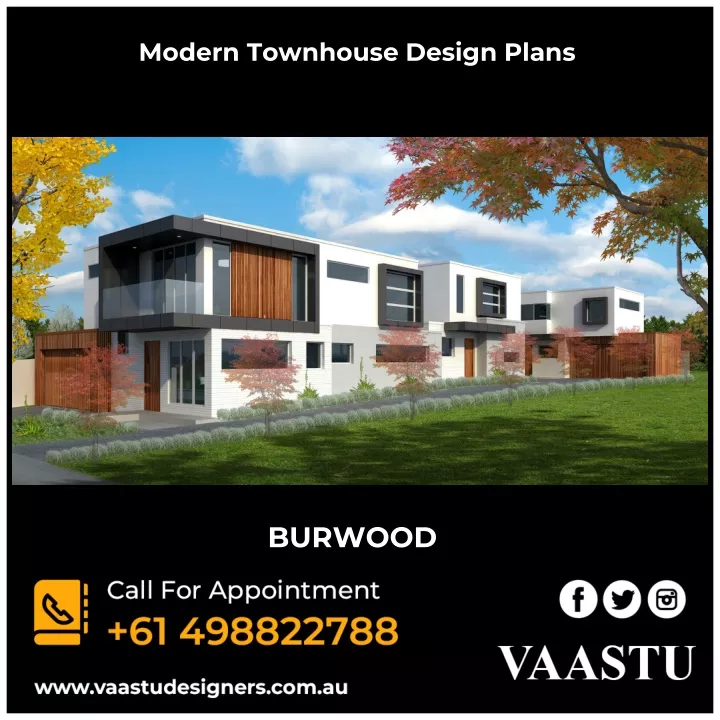 modern townhouse design plans