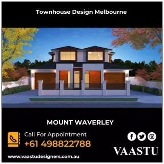Townhouse Design Melbourne - Vaastu Designers