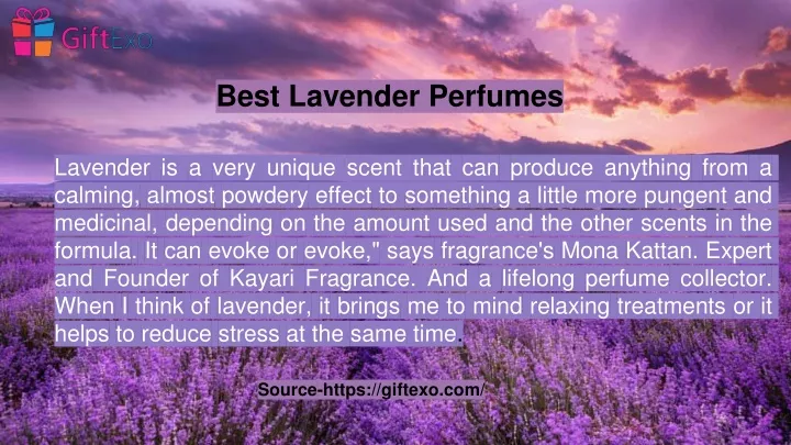 best lavender perfumes