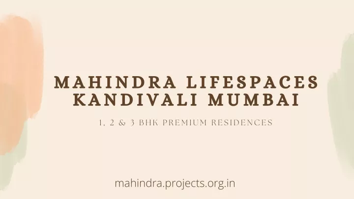 mahindra lifespaces kandivali mumbai