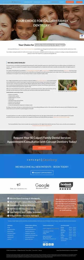 Family Dentistry in SE Calgary, AB