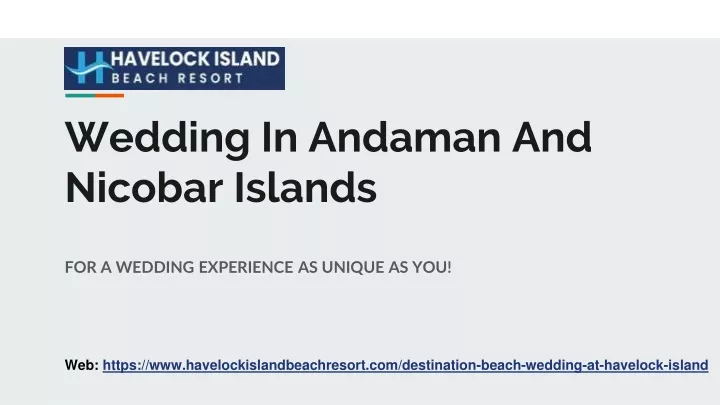 wedding in andaman and nicobar islands