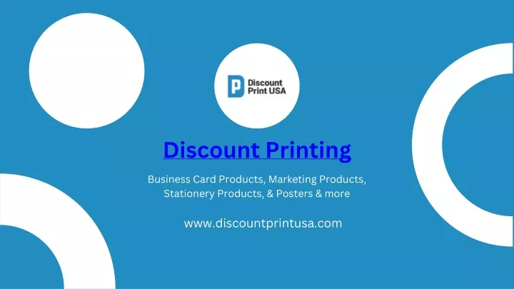 discount printing
