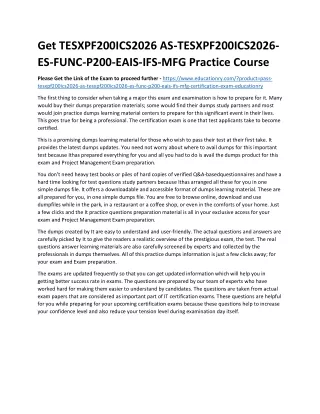 get tesxpf200ics2026 as tesxpf200ics2026 es func