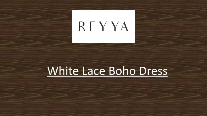 white lace boho dress
