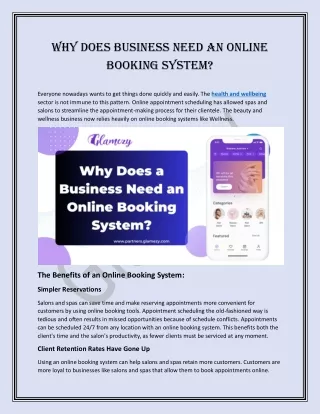 Why Does Business Need an Online Booking System