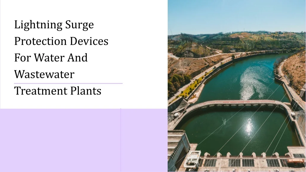 Water Protection Device PPT - Lightning Surge Protection Devices For Water And Wastewater ...