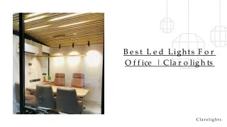 Best Led lights for office