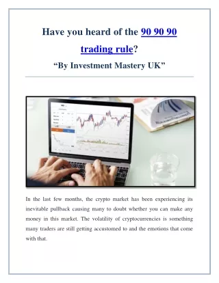 Have you heard of the 90 90 90 trading rule_Investment Mastery UK
