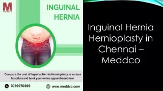 inguinal hernia hernioplasty - MEDDCO