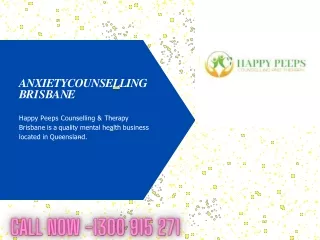 Depression counseling in Brisbane with Happy Peeps