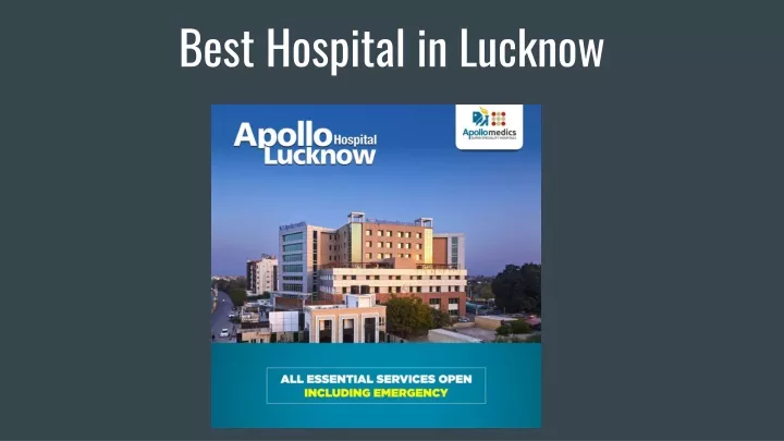 best hospital in lucknow