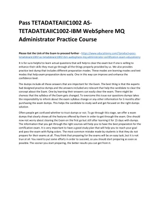 pass tetadateaiic1002 as tetadateaiic1002