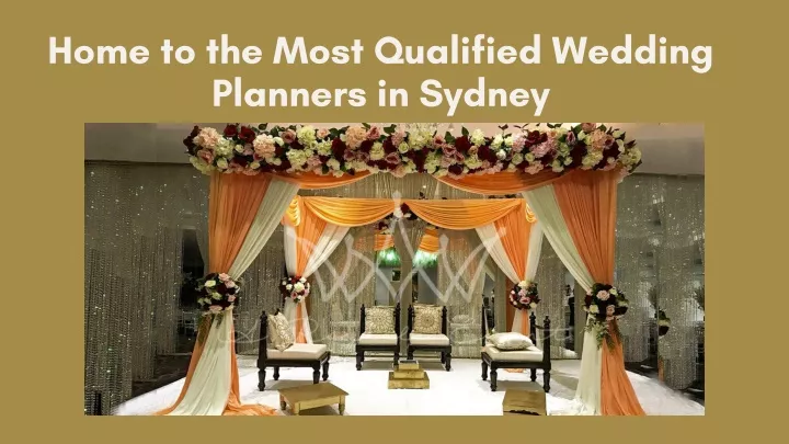 home to the most qualified wedding planners
