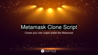 Metamask Clone Script