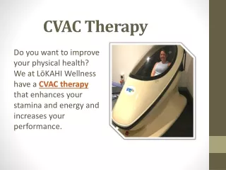 CVAC Therapy
