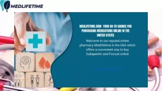 MEDLIFETIME -Trusted and Reliable Online Pharmacy and Healthcare Services Provider