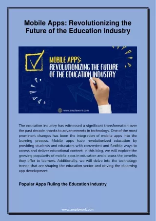 mobile apps revolutionizing the future