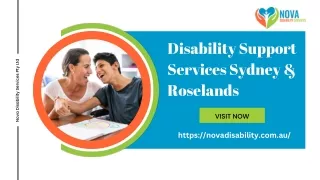 Disability Support Services Sydney & Roselands