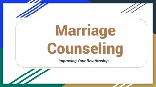 PPT. Marriage  Counseling