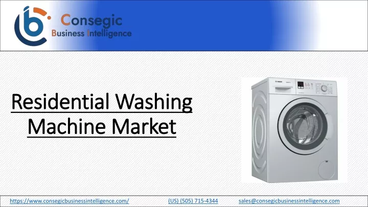 residential washing machine market