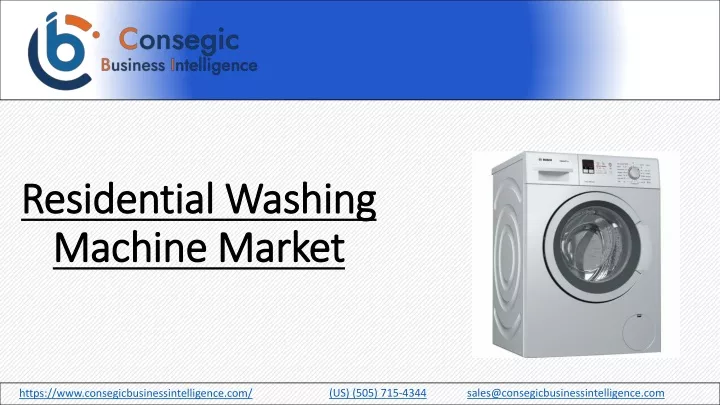 PPT - Residential Washing Machine Market PowerPoint Presentation, free download - ID:12185413