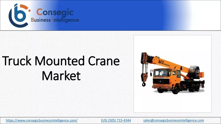 truck mounted crane market