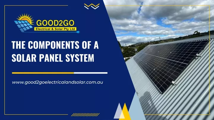 the components of a solar panel system