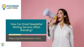 how can email newsletter writing services affect branding