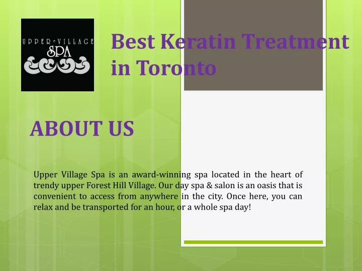 best keratin treatment in toronto