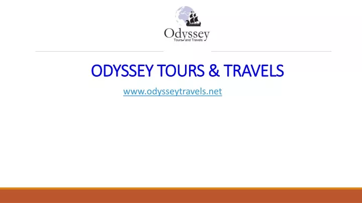 odyssey tours travels