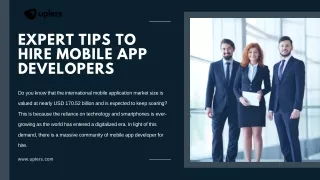 Expert Tips to Hire Mobile App Developers